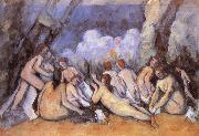 Paul Cezanne Ibe large batbers Sweden oil painting artist